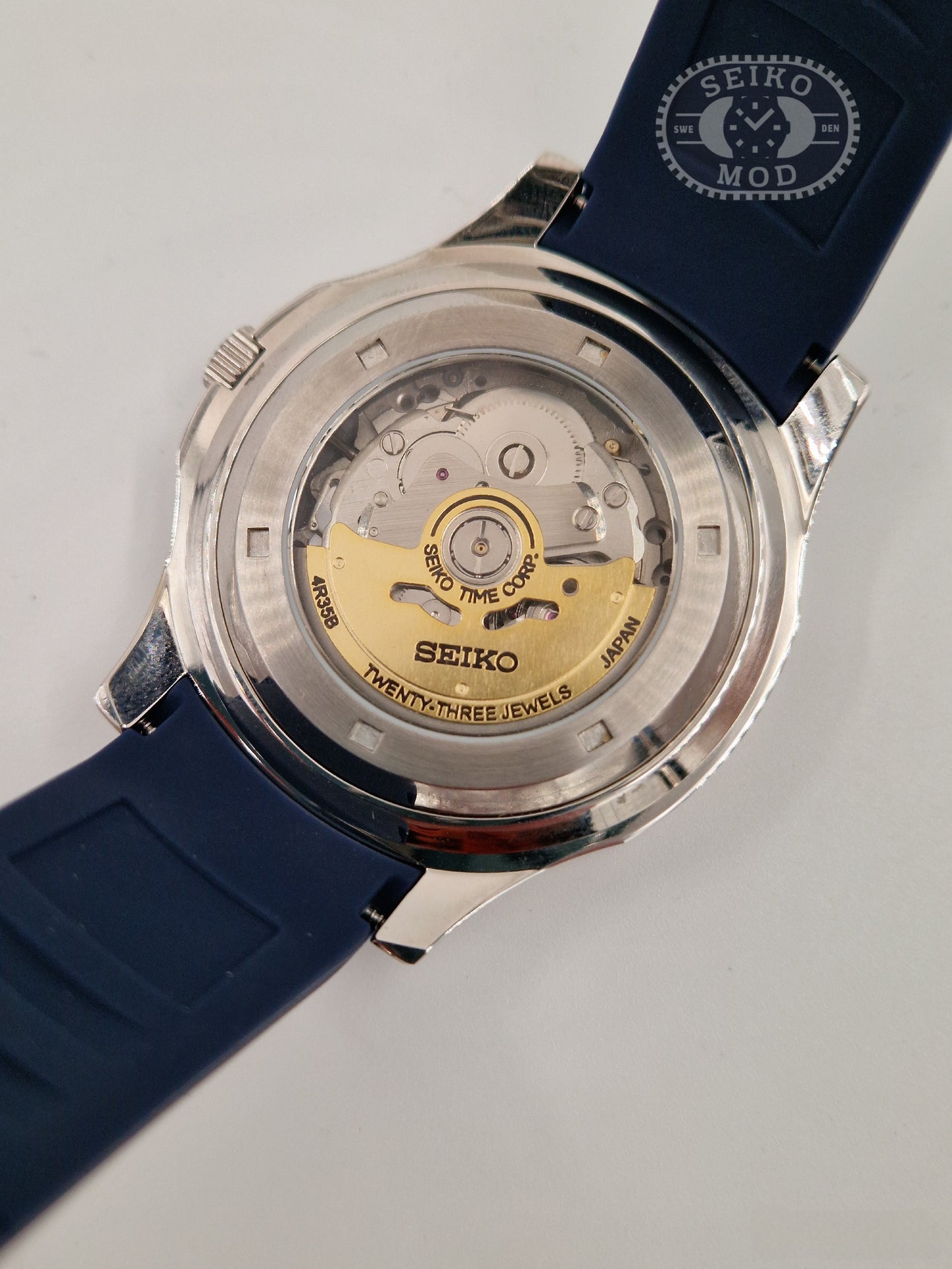 Aquanaut mod med blått sportband