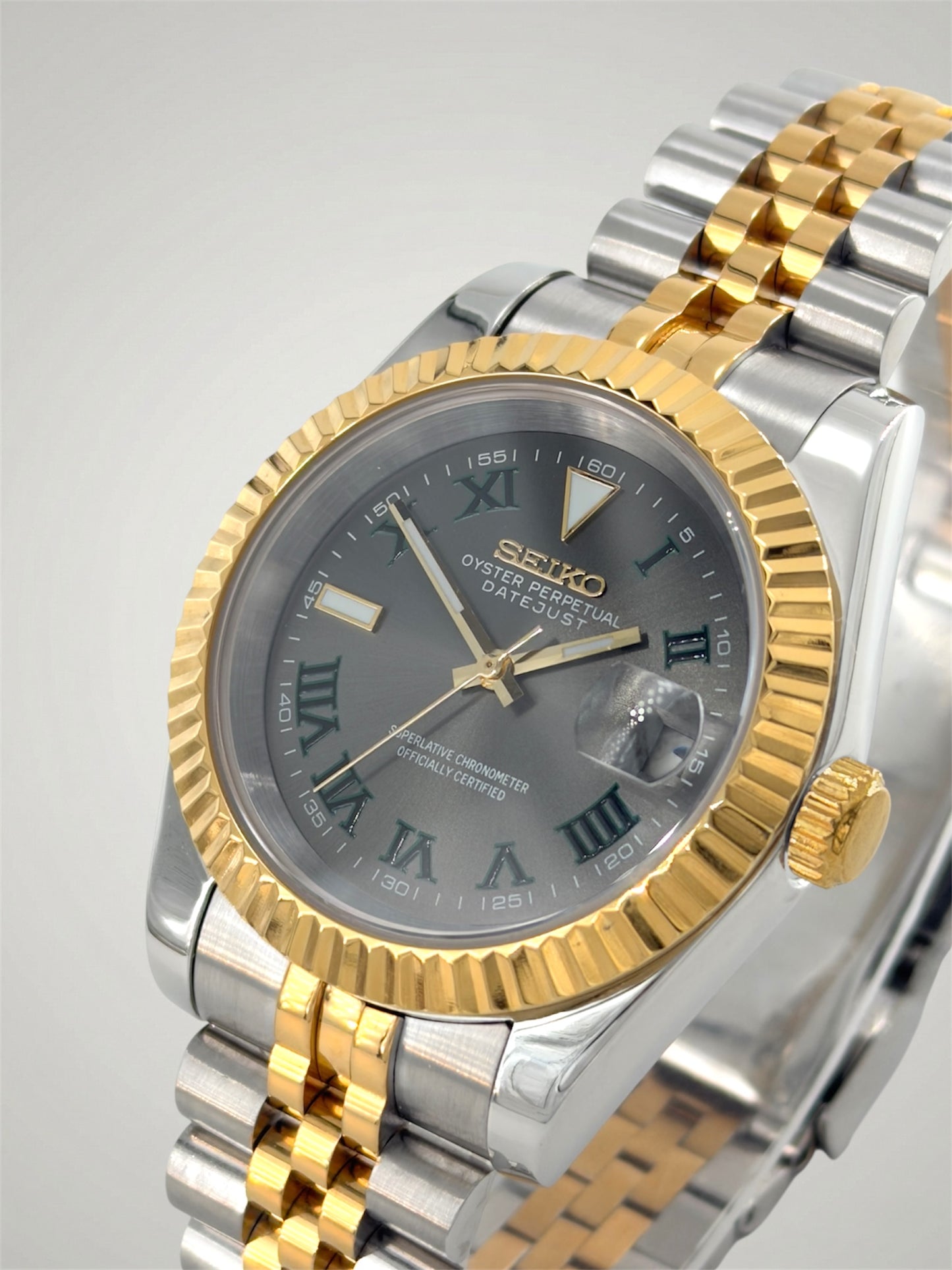Wimbledon Gold - Two Tone Datejust Mod