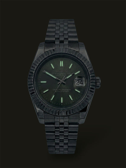 Olivgrön Datejust mod, Olive green Seikomod