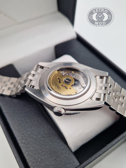 Who cares Im Already Late - Vit - Blå - Jubilee - Seiko-mod