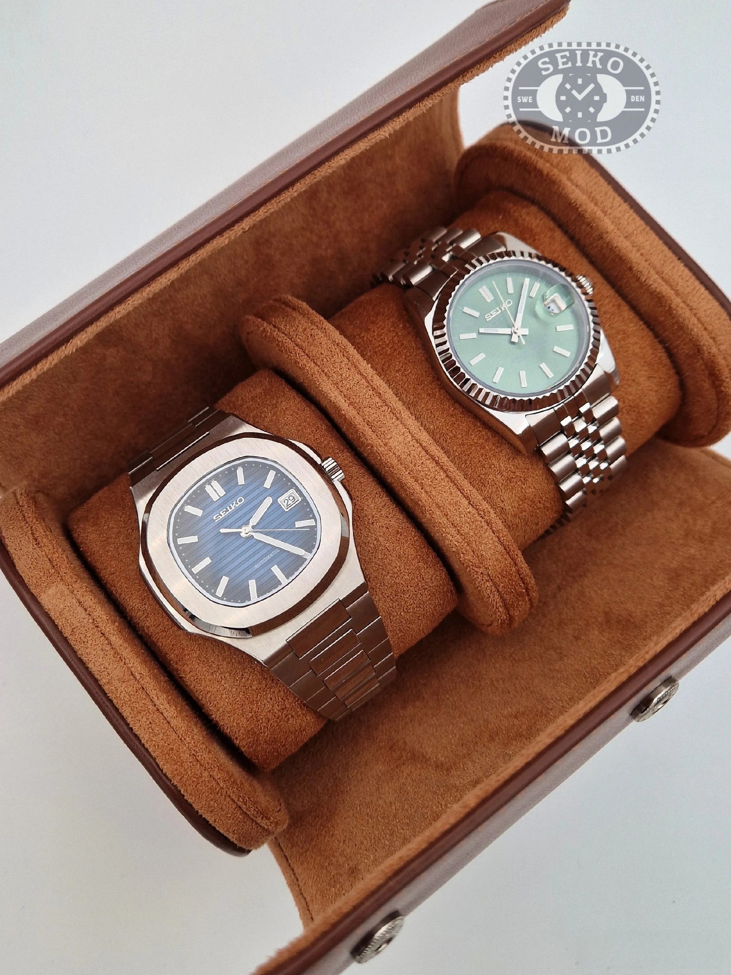 Nahkainen matkalaukku