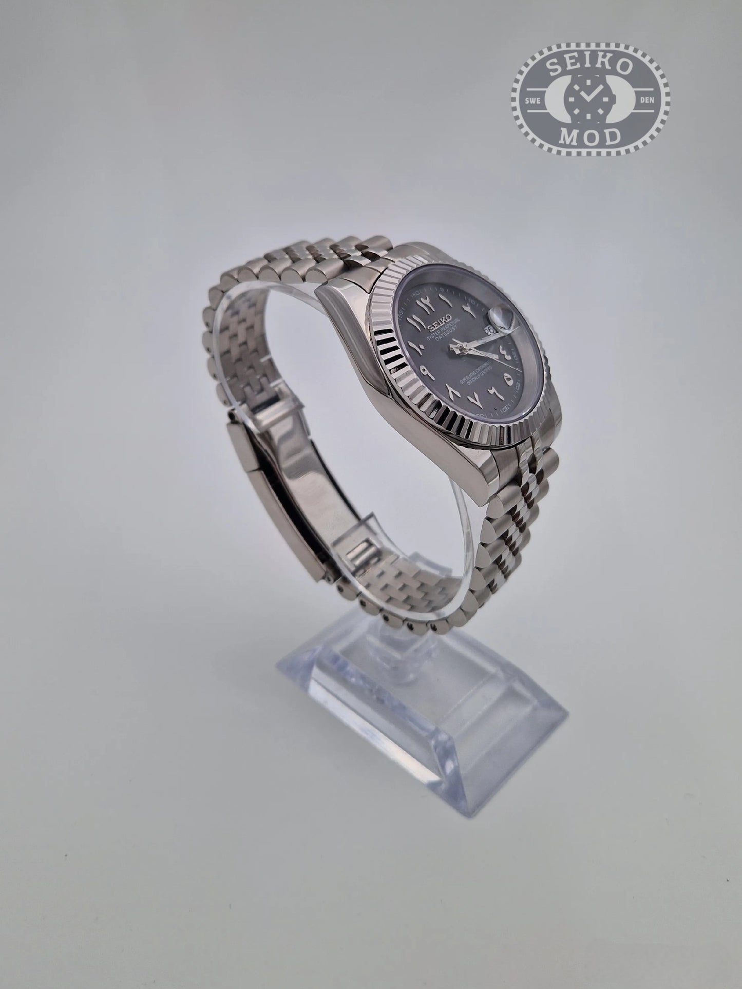 Grey Arabic - Datejust Mod