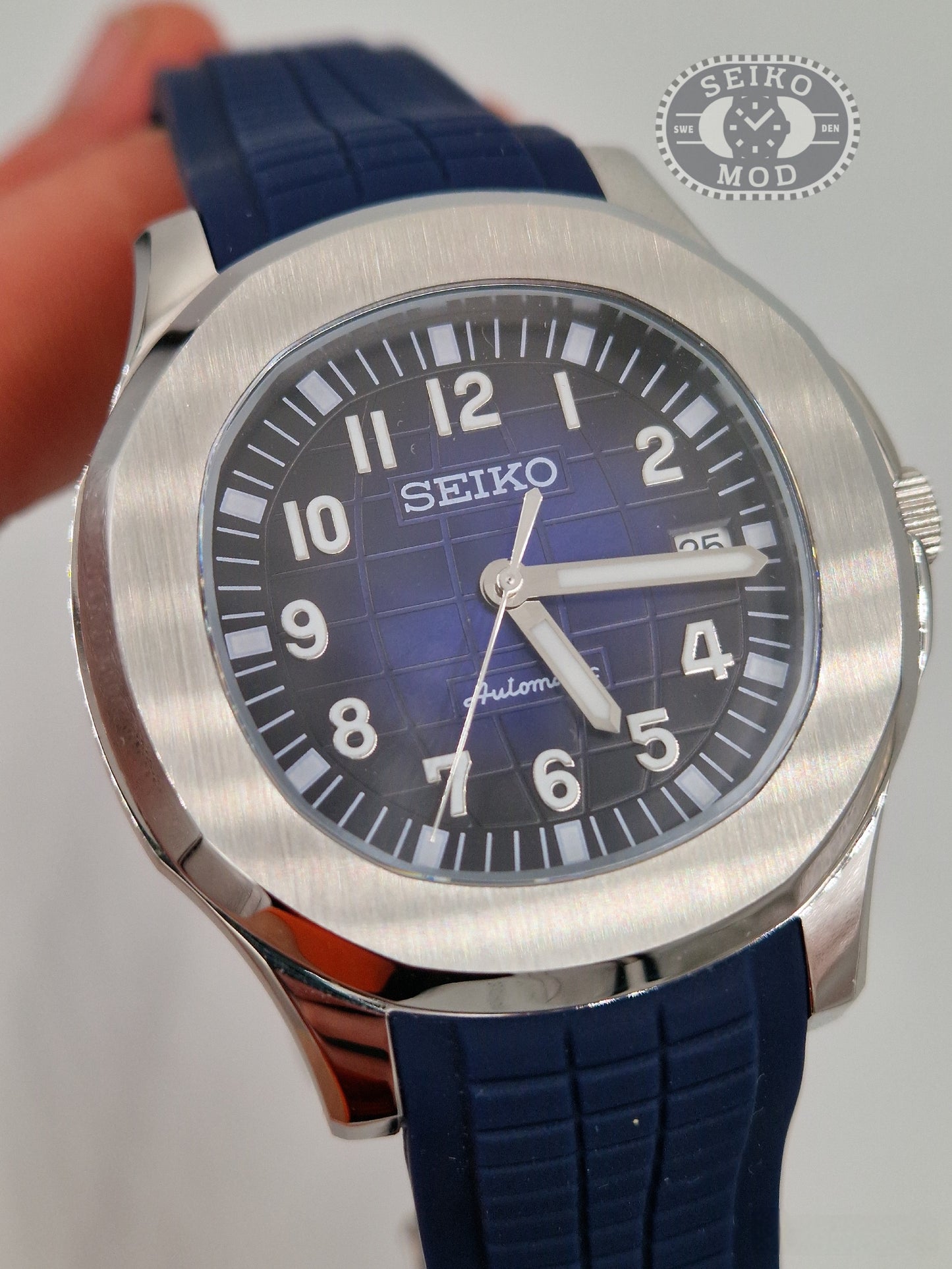 Aquanaut mod med blått sportband