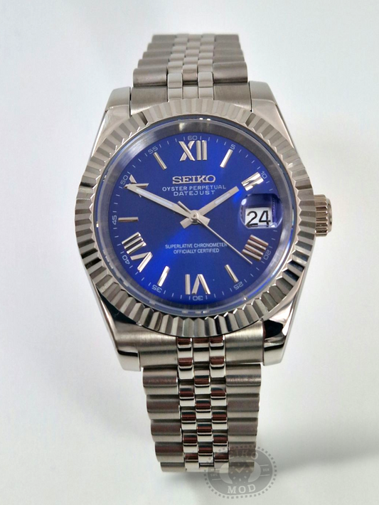Mörkblå Romersk - Datejust Mod
